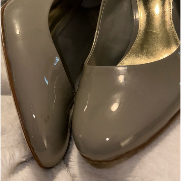LAUREN Ralph Lauren Womens Size 9.5 100% Patent Leather Heels in Gray - Picture 5 of 16